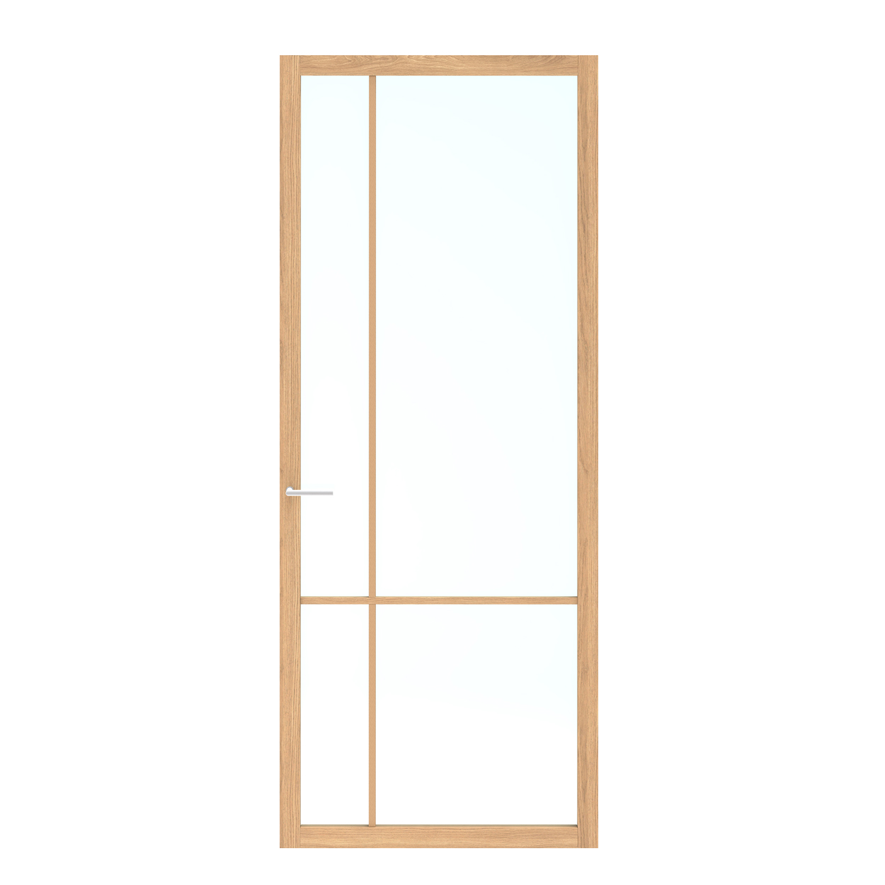 Binnendeur Skantrae SSL 14809 Blank Glas Natural Oak